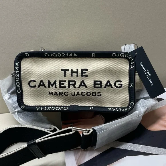 (new+tag) Marc Jacobs The Camera Bag retail crossbody jacquard edition